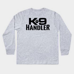 K-9 Handler Kids Long Sleeve T-Shirt